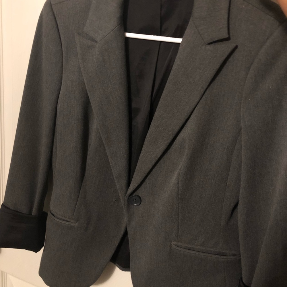 Gray express blazer/ suit coat